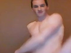 Young guy show his hole