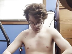 Cumming Hard on My Stomach After a Hot Jerk off Session