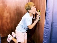 Marco Samuel enjoys his fantasy with an intense oral hookup at the gloryhole