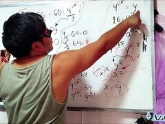 My big booty stepcousin Azaghal wants me to teach her the math of orgies