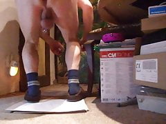 Slave Joe: Analtraining and piss drinking