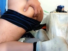 Arab gay, anal masturbation, underwear show