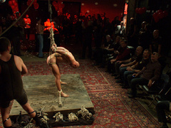 Ruthless anal in bondage fetishes whilst others wait their turn