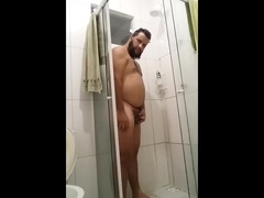 Cub at Bathroom time