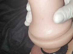 Rubber pussy fuck
