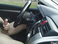 PUBLIC MASTURBATION: Jerking off in the public street.