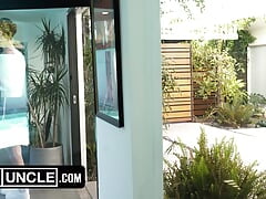 House Tour Turns Into Shower Fuck Between Horny Twink and His Hot Step Dad