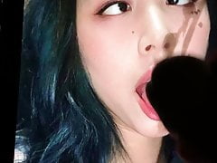 MAKING A MESS OF HER ASIAN FACE