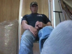 Str8 bear daddy stroke at work 10