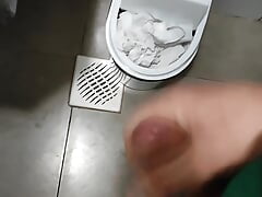 Masturbation in Theo bathroom of The mall