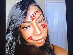 Cum Tribute on Friend Sexy Face
