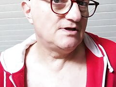 Gay shaved slut in Burgundy