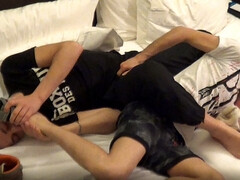 Massimo and Fabien Footeux want  foot worship and anal