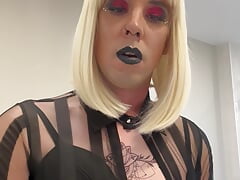 Femboy smoking
