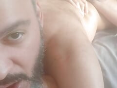 sucking my bear's ass and cumming on her face