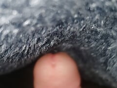 Cumming on fuzzy blanket