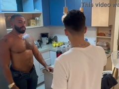 THE DOORMAN CAME TO BRING A PACKAGE. I COULDN'T FIGHT BACK AND GAVE IT TO HIM.