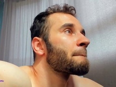 Hairy cam guy gets anal pounded