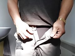 Quick play with cock
