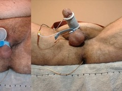 Edging session leads to massive precum and double cum explosions
