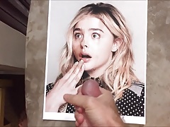 Chloe Moretz Cum Tribute 02