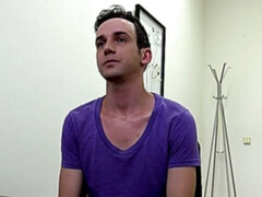 Filthy audition with a hot and lanky gay stud