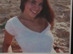 Cum tribute for her perfect face