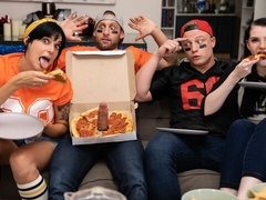 Sneaky Superbowl bang with Dom King and Logan Aarons