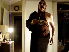 iDA IS HORNY WEARING A SEXY BACKLESS HOODIE
