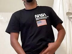 Mishaun Jerking Off While Friends Are Right Outside Bathroom