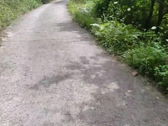 The Boy Left The Road By Bicycle