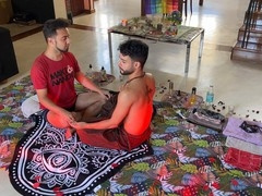 Huge cock, first time experience in gay action