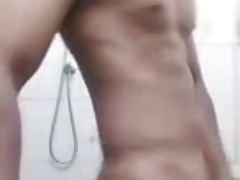 swimmer being passionate in the locker