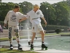 Blonde Skaterboi Enjoys a Facial.