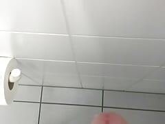 Cumshot in the wall slow motion