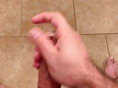 Uncut Pre-shower Jerk Off