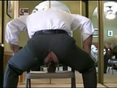 Dad's Spunk-pump Makes Him Weep