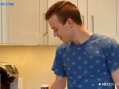 Little Stepbrother Caught Watching, Joins In