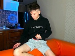 Dribble, giant cocks, young cock