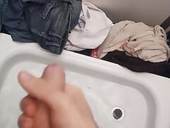 Playing with your penis in the shower