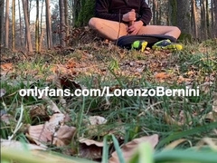 wank in the woods