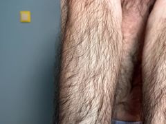 Earl demonstrate a striptease and shows off every part of his hairy body