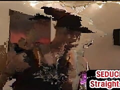 Str8 homemade stud 1st time jerks his cock for gay porn