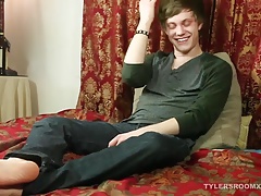 Twink Aaron West Jacks Off