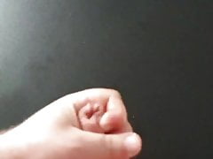 cum on table