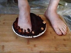 Chocolate Peanut Butter Pie Foot Crush