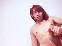very uber-cute asian CD Cums
