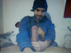 Huge Dick Latin Guy's Hot Cum Load 2