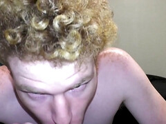 Curly redhead gives his boyfriend the best head in a flawless POV