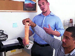 Straight guys cum together for money and older men queer oral job fuck-a-thon